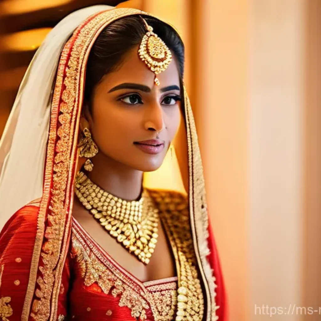 몰디브 전통 결혼식 - **Prompt 1: Maldivian Bride's Serene Elegance in Dhigu Hedhun**
"A stunning Maldivian bride, pos...