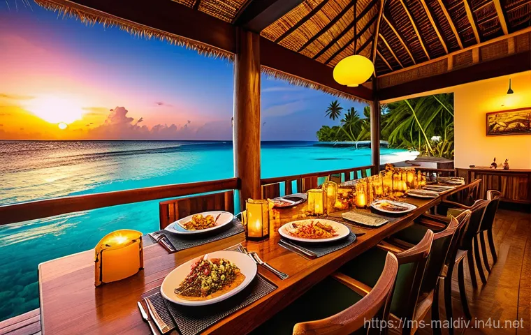 몰디브 코로나19 정책 - **Prompt:** A serene and joyful scene depicting travelers arriving at a vibrant local Maldivian isla...